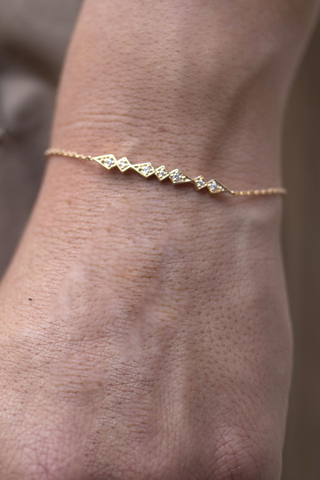 Absolème bracelet fin plaqué or