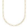 Absolème collier maille géométrique plaqué or