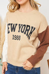Absolème pull New York camel