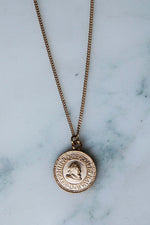 Absolème médaille royale vintage plaqué or