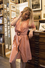 Absolème e-shop robe d'été lin rose