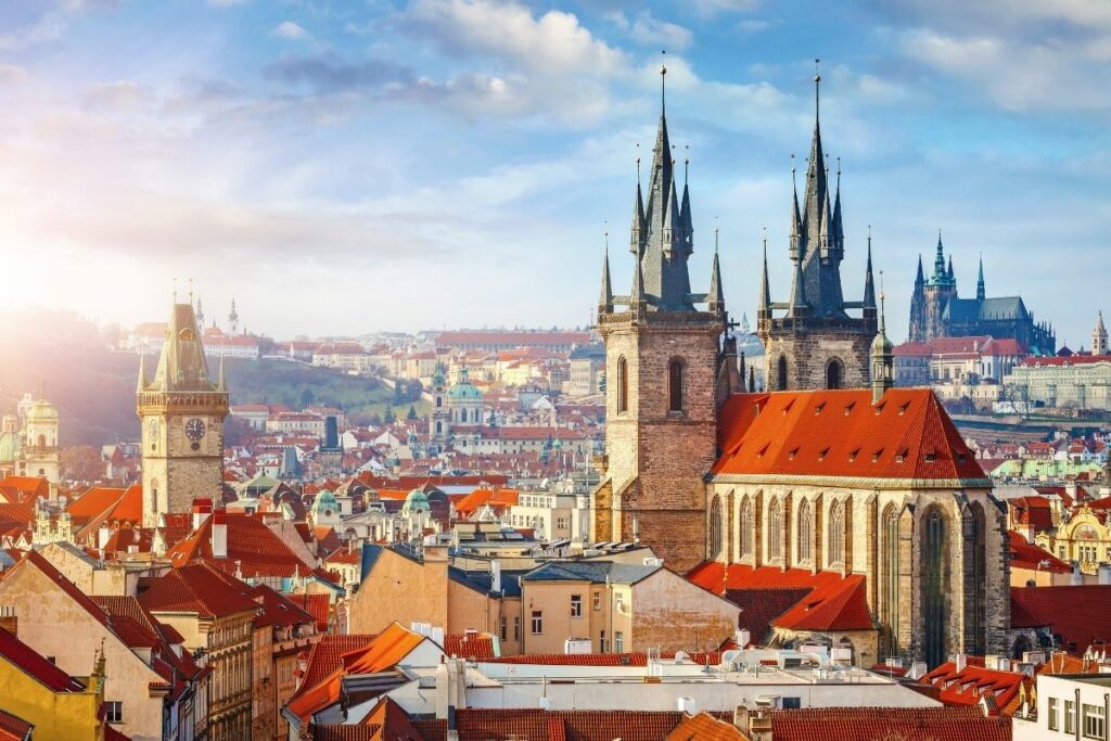 destinations les moins chères d'Europe Prague