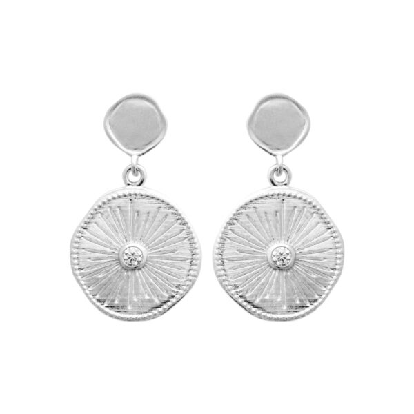 Absolème boucles d'oreilles pendantes argent 925