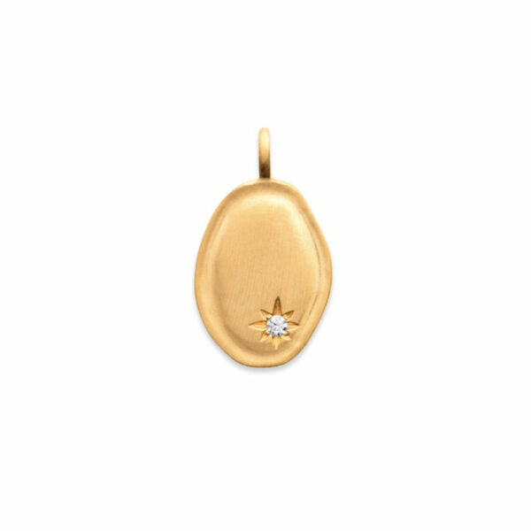 Absolème collier plaqué or médaille rétro