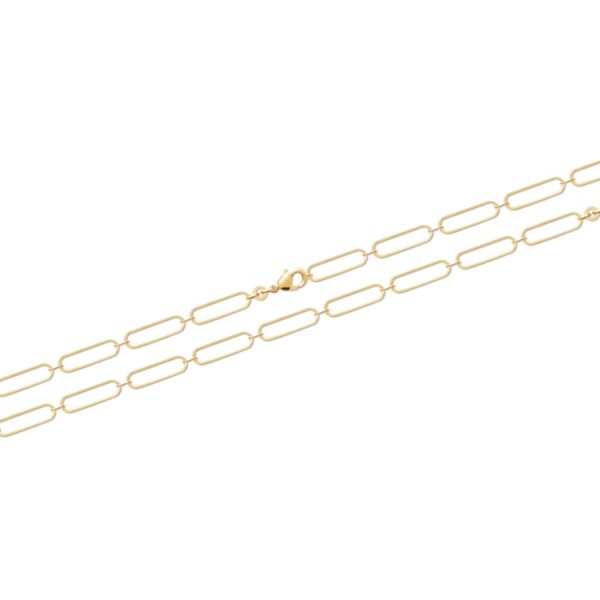 Absolème bracelet maille géométrique plaqué or 3 microns