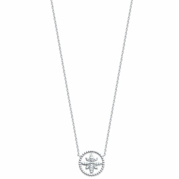 Absolème collier fin tendance argent 925