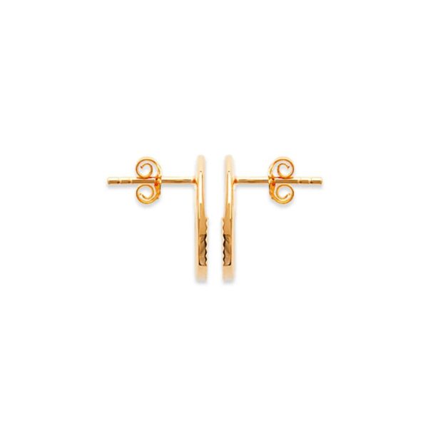 Absolème boucles d'oreilles tendance plaqué or 3 microns
