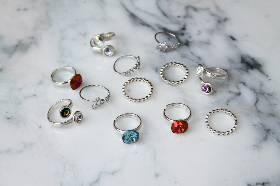 Absolème 12 bagues argent massif pas cher tendances