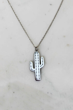 Bijoux cactus Collier en argent 925
