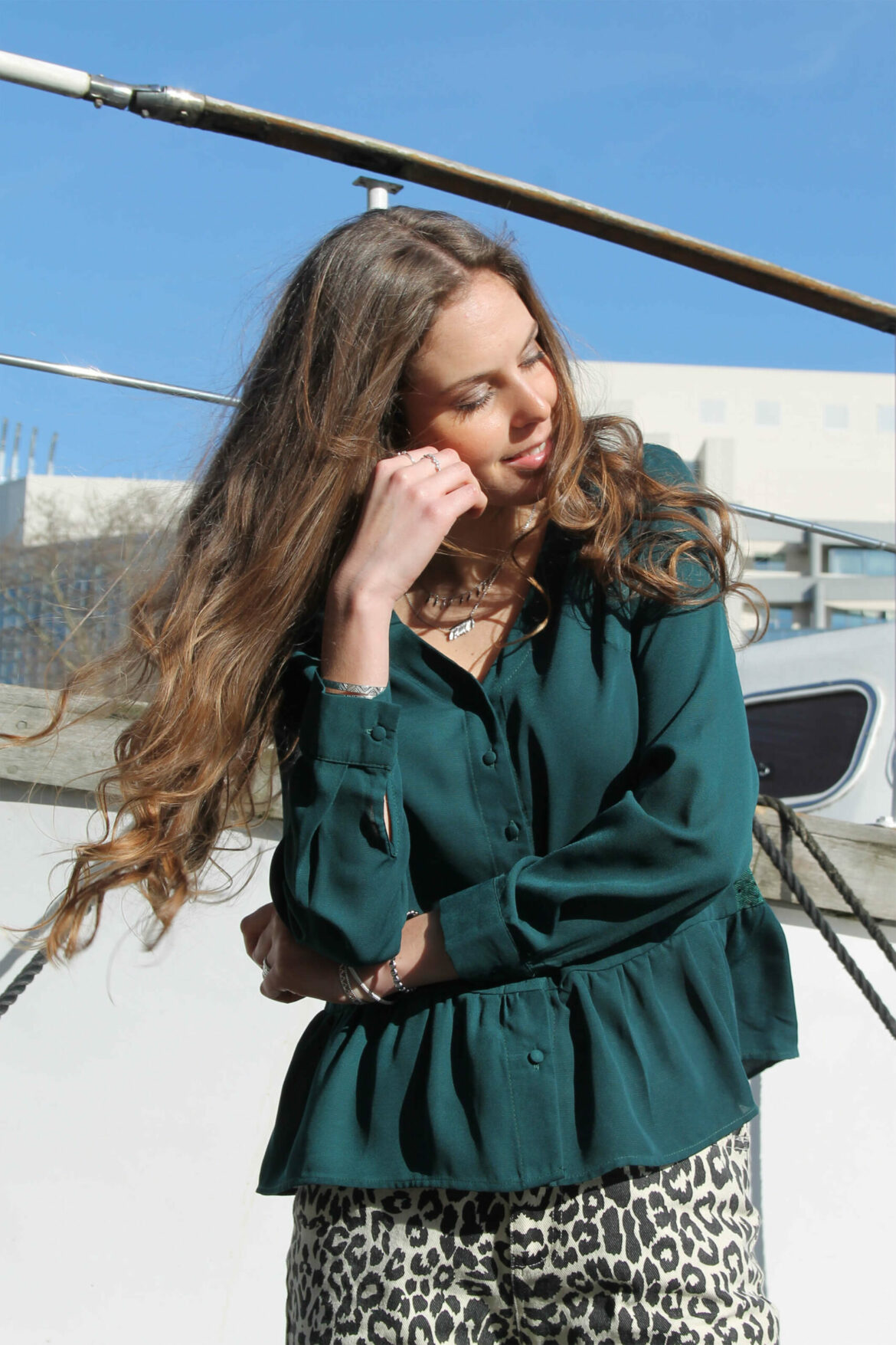 Absolème Blouse Paloma Vert