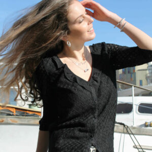 Blouse Dentelle Noire