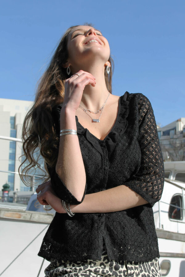 Blouse Dentelle Noire