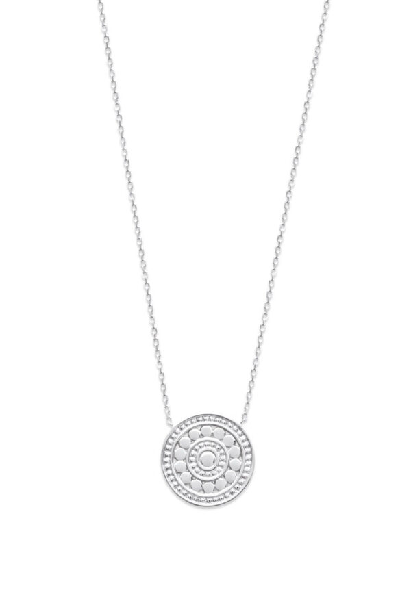 Collier moderne pendentif ethnique argent 925