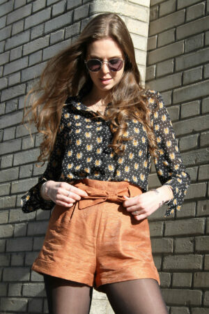 Short Bronze Taille Haute