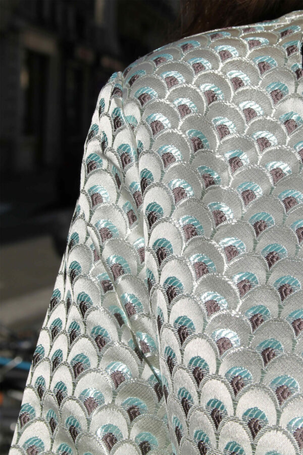 Absolème Veste Jacquard Bleu