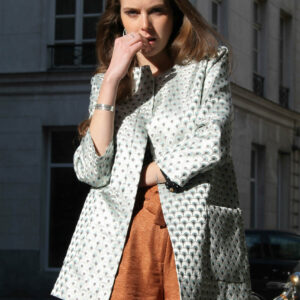 Absolème Veste Jacquard Bleu