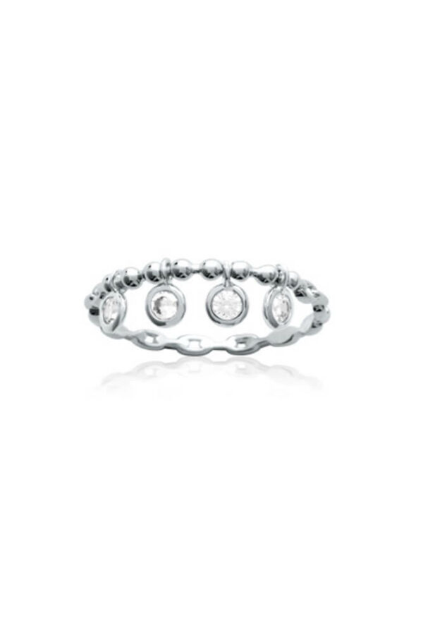 Bague fine pampilles Argent 925