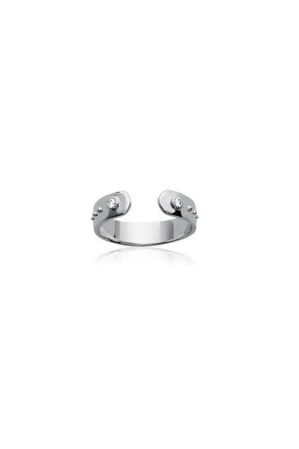 Bague ouverte devant Argent 925