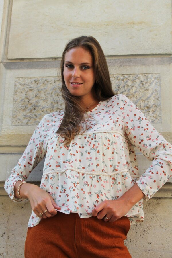 Absolème eshop blouse fleurie romantique