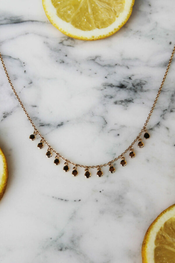 Absolème collier ras du cou Izmir chocker plaqué or