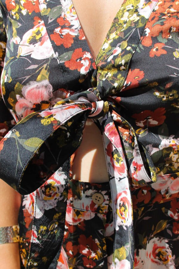 Absolème robe longue noire vintage bohème