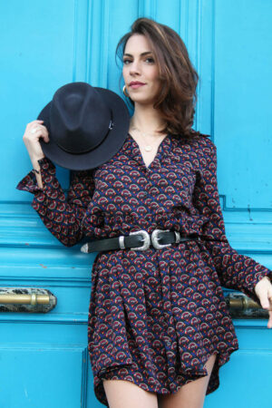 Absolème robe chemise tendance imprimé africain