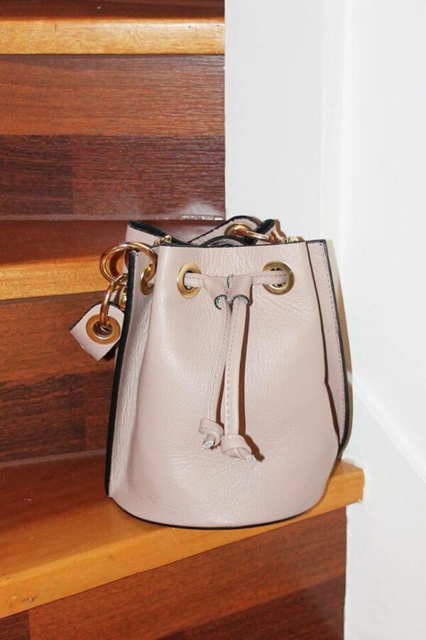 Absolème Sac Sceau Cuir Beige