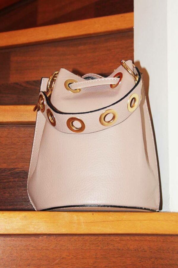 Absolème Sac Sceau Cuir Beige