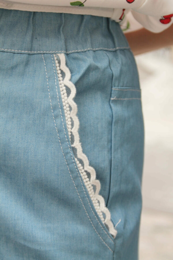 Absolème e-shop short été coton dentelle