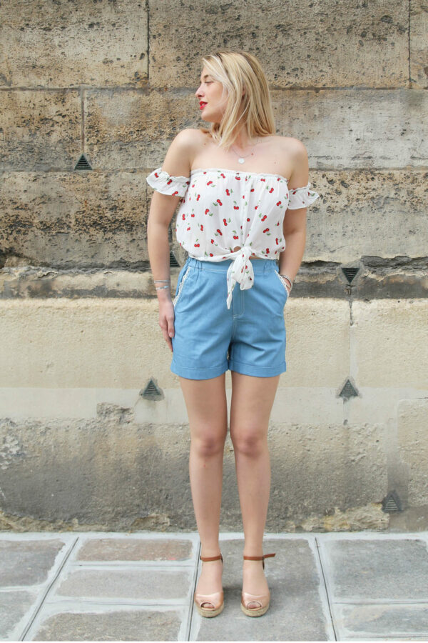 Absolème e-shop short été coton dentelle