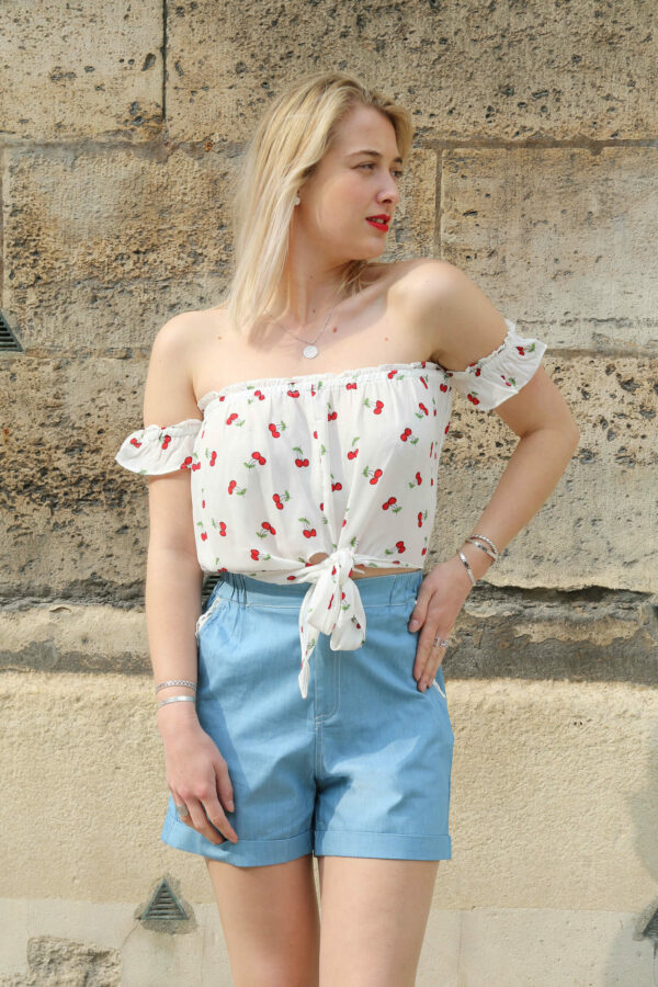 Absolème e-shop short été coton dentelle