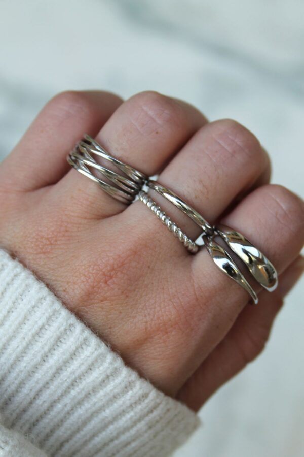 Absolème bague argent massif