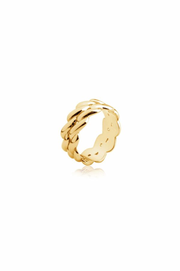 Absolème bague vintage en plaqué or