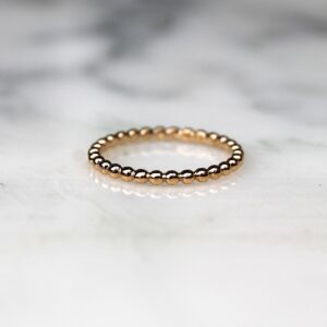 Absolème bague fine en plaqué or