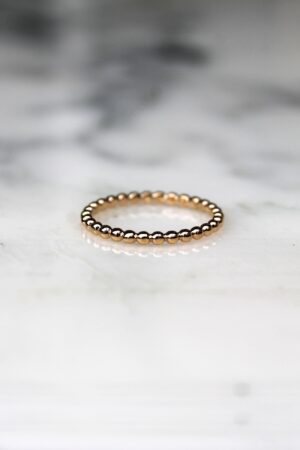 Absolème bague fine en plaqué or