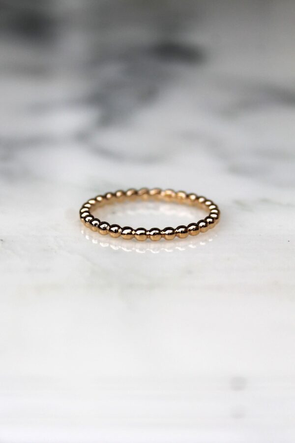Absolème bague fine en plaqué or