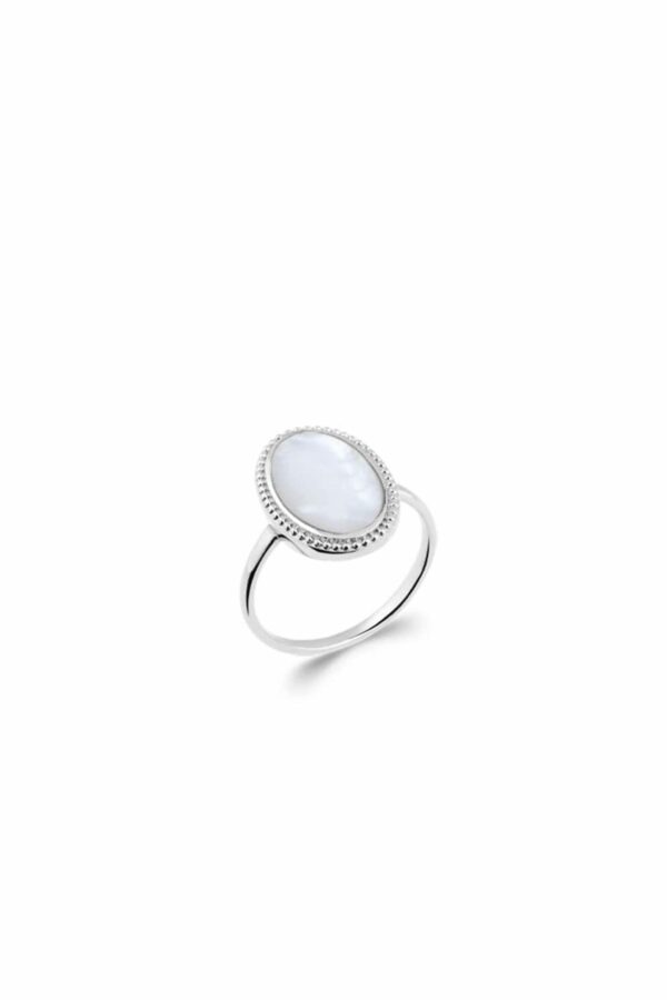Absolème bague vintage en nacre