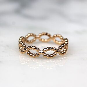 Absolème bague dorée à accumuler