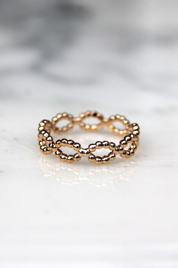 Absolème bague dorée à accumuler