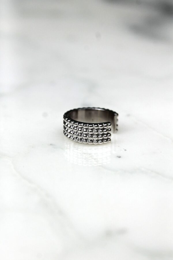 Absolème bague d'oreille en argent massif