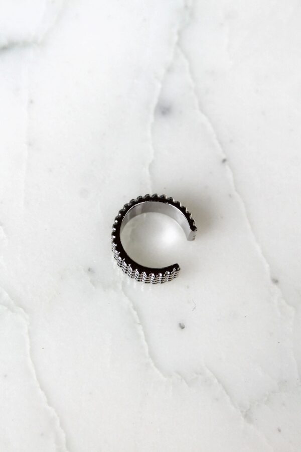 Absolème bague d'oreille en argent massif