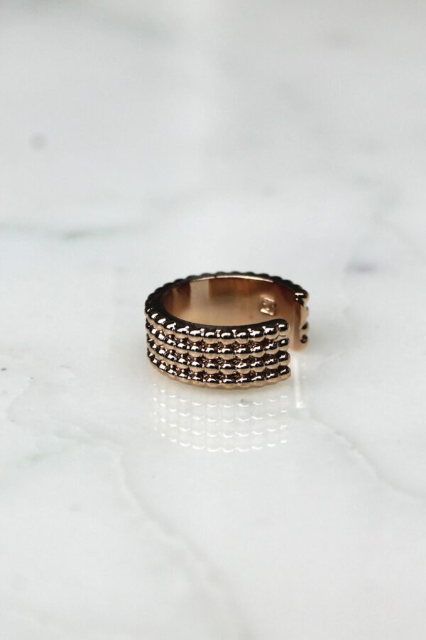 Absolème bague d'oreille tendance en plaqué or
