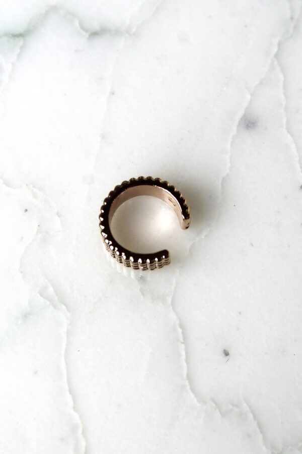 Absolème bague d'oreille tendance en plaqué or