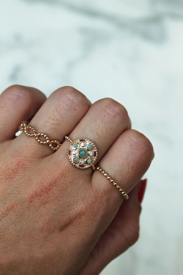 Absolème bague dorée à accumuler