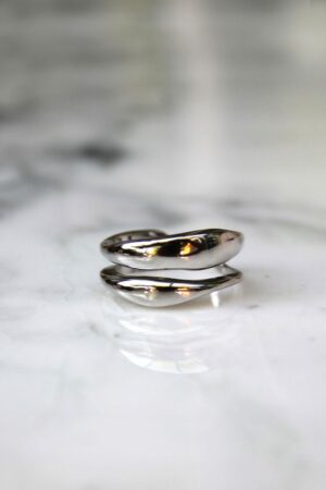 Absolème bague en argent massif taille unique