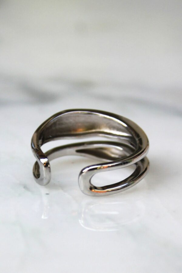 Absolème bague en argent massif taille unique
