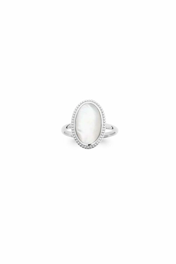 Absolème bague vintage en nacre