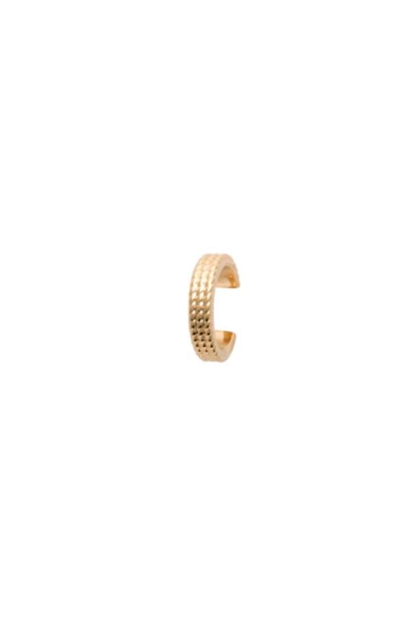 Absolème bague d'oreille 3 rangs plaqué or