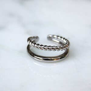 Absolème bague argent massif 