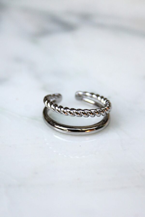 Absolème bague argent massif